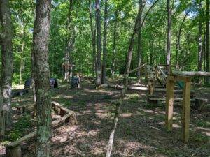 An outdoor learning environment for children in nature