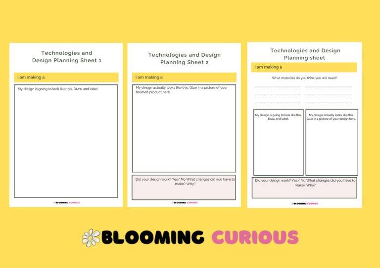 Design and Technologies Student Planning Sheet