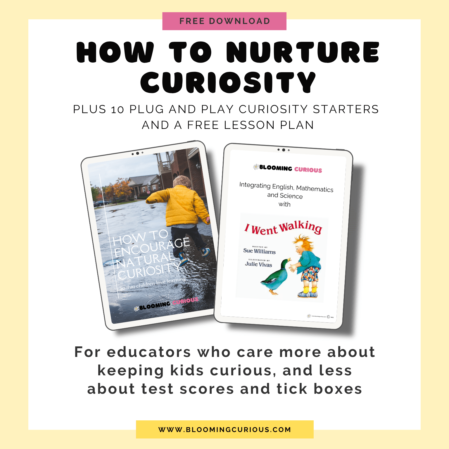 How to Nurture Curiosity e-guide