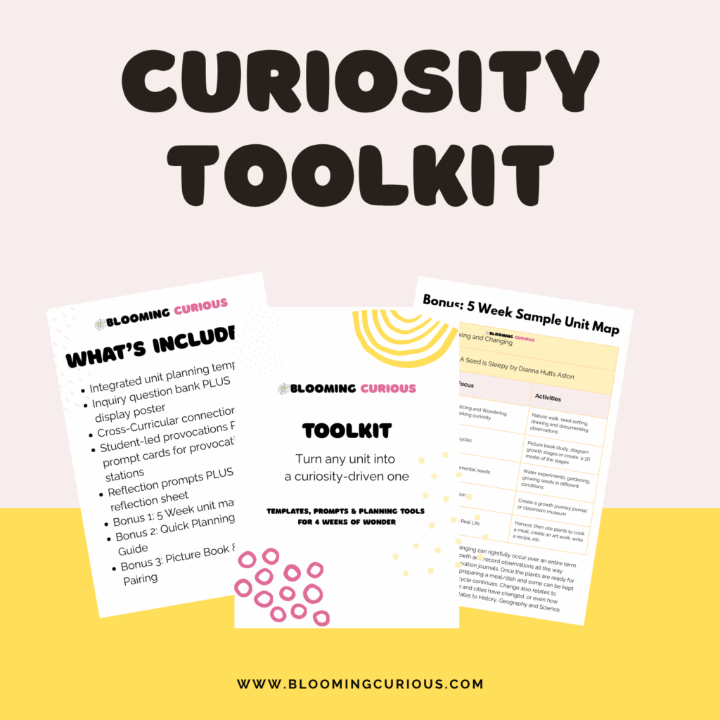 Curiosity toolkit download for 4 weeks of wonder